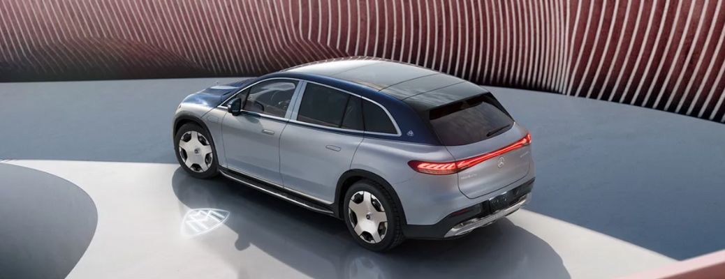 rear and top view of the 2025 Mercedes-Maybach EQS SUV
