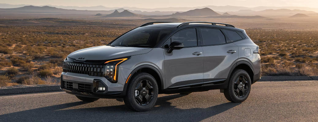 The exterior of the 2026 Kia Sportage X-Line