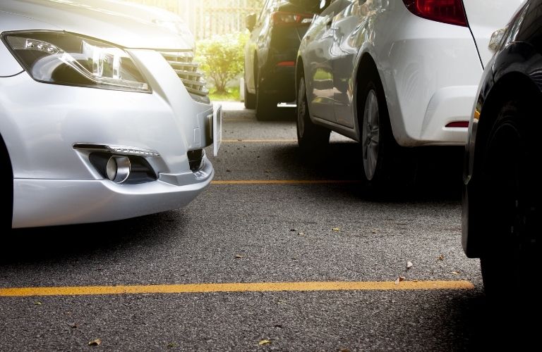 Front and rear of a car