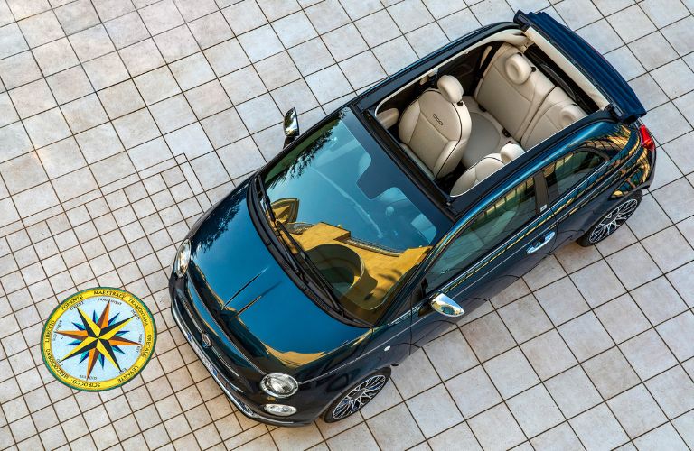 2022 Fiat 500X top view