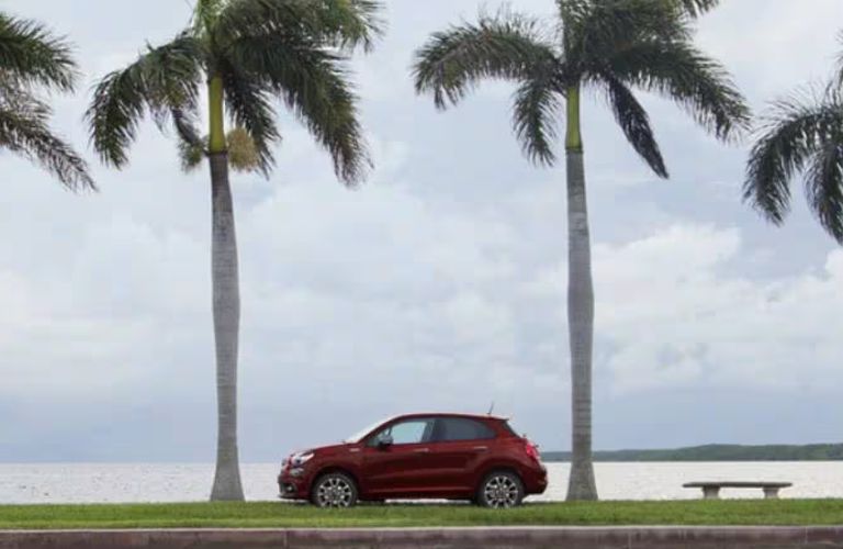 2023 Fiat 500X driving through