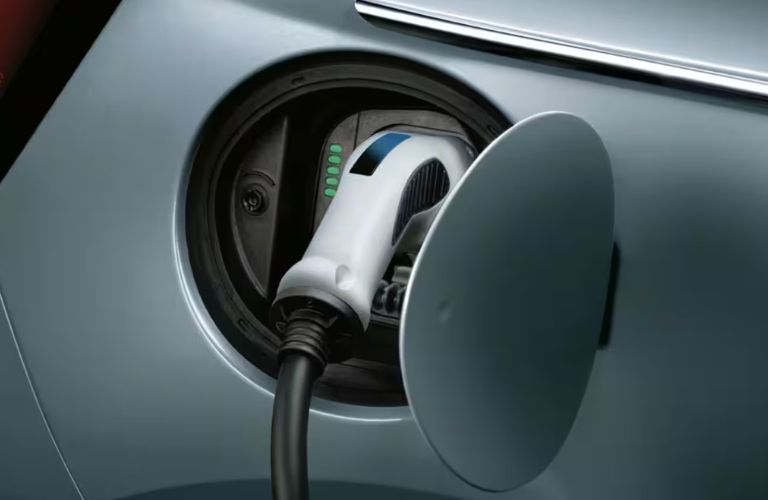 Charging pod of the upcoming 2024 Fiat 500e