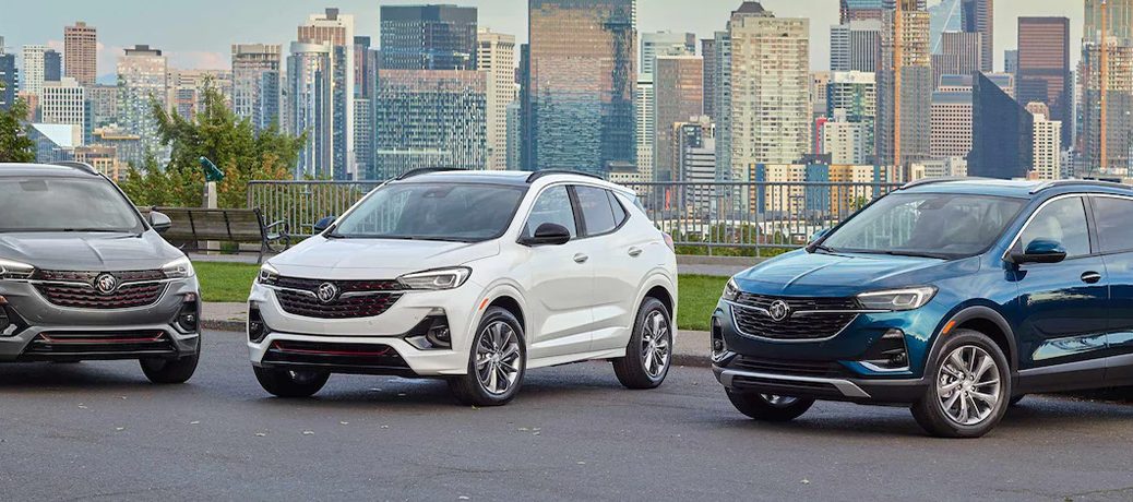 2023 Buick Encore GX SUVs parked together