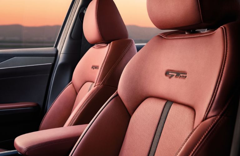 The front seats of the 2024 Kia K5 GT model