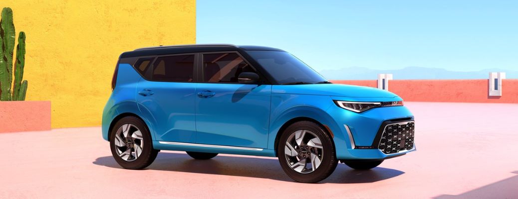 2023 Kia Soul in Surf Blue with Fusion Black Roof
