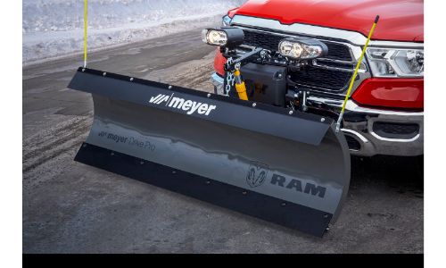 2021 Ram 1500 Snow Plow Prep Package exterior closeup shot of plow attachment