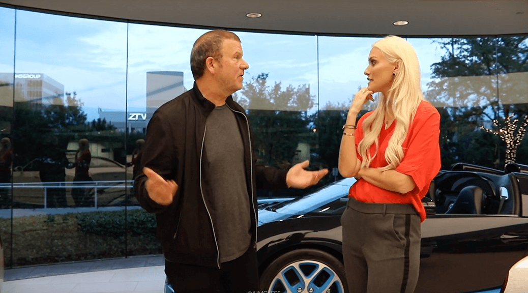 Supercar Blondie talks cars with Houston Billionaire Tilman Fertitta