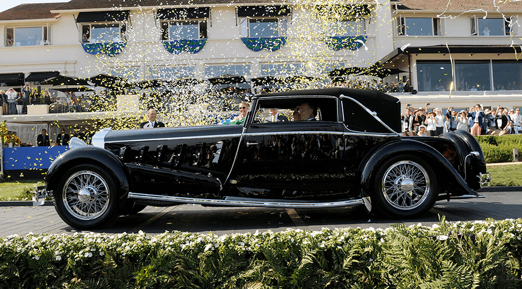 A winner at the 2018 Pebble Beach Concours d'Elegance