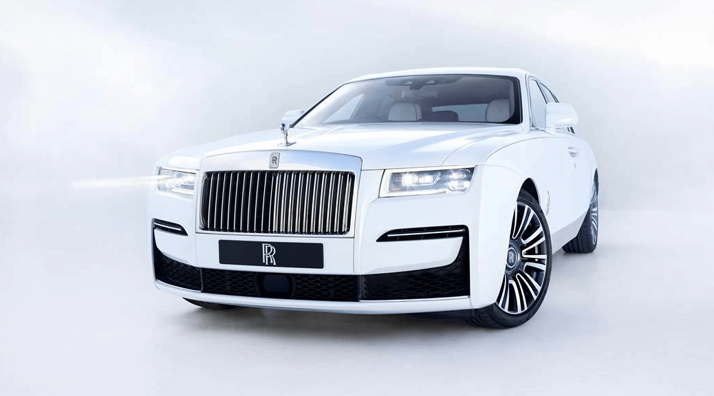 Front view of the Rolls-Royce Ghost