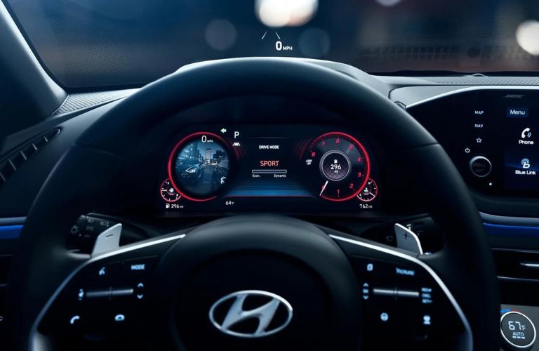 2023 Hyundai Sonata steering view