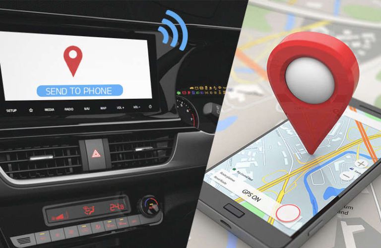 Kia destination sharing